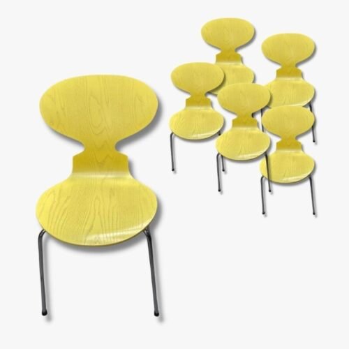 6er Set Stuhl 3101 Arne Jacobsen
