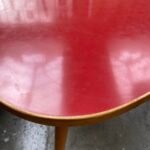 Beistelltisch 50er Horgen Glarus rot vintage secondhand gebraucht schweiz-2