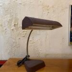 vintage tischlampe braun mid century gebraucht schweiz-4