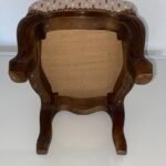 fussbank hocker barock gebraucht mit stoffbezug