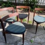 Mid-Cenutry Esstisch und vier Stühle von Hand Olsen für Frem Rojle aus den 50er Jahren.