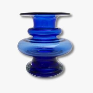 Blaue Vase von Tamara Aladin for Riihimaen Glass Oy