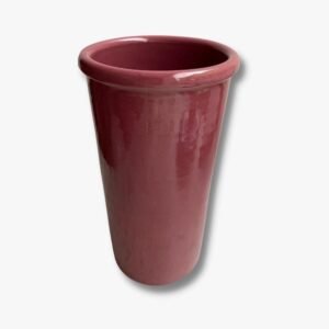 Weinkühler Keramik rosa rot gebraucht