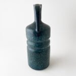 Petrolblaue Vintage-Vase von André Freymond, 70er