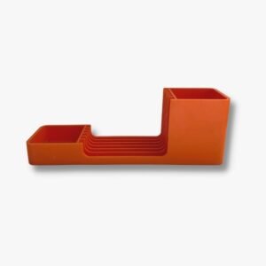 Orange Aufbewahrungshilfe von Arlac Triset, Design Halm