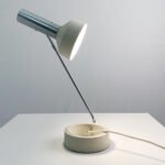 Vintage Baltensweiler Lampe "Minilux" weiss