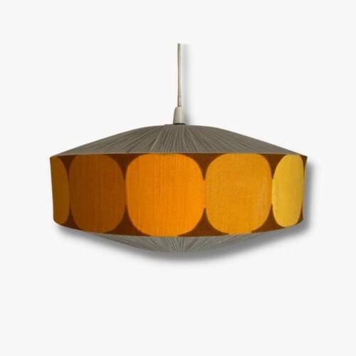 deckenlampe 70er stoff orange-vintage-gebraucht-secondhand1