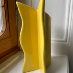 Gelbe ASA Selection Vase 90er in Fischform