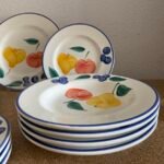 Tellerset Früchte Ternana Ceramica 12-teilig