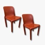 Stühle Modell "Selene" von Artemide in rot