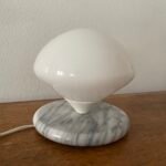 Vintage Tischlampe von Optelma mit Marmorfuss