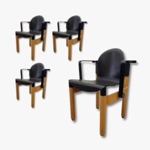 4 Essstühle Thonet Flex