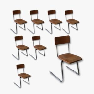 8 Stühle Industriedesign