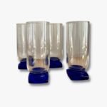 Set Ibisco Bormioli Rocco Longdrink Gläser blau