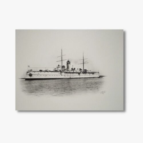 Foto Schiff , NLMS De Ruyter, J. Geiser , Alger-vintage-secondhand-gebraucht-schweiz (45)