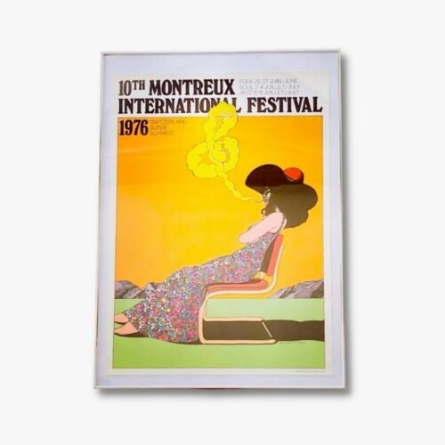 Gerahmtes Poster Montreux Festival