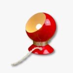 Space Age Lampe Abo Randers rot 1960er