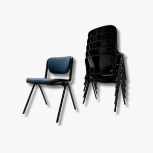 6 Indigoblau Vertebra Stühlen von Piretti & Ambasz für Castelli
