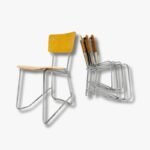 4 Schweizer Aluflex Stühle von Armin Wirth für Ph Zieringer KG, 1950er