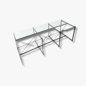 Designer Esstisch aus Glas von Christian Leuner