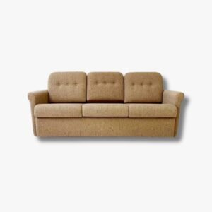 Mid-Century 3-Sitzer Twill Sofa
