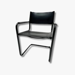 Schwarzer Frieschwinger-Stuhl von Mart Stam