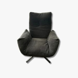 Cor Lounge Sessel & Hocker schwarz