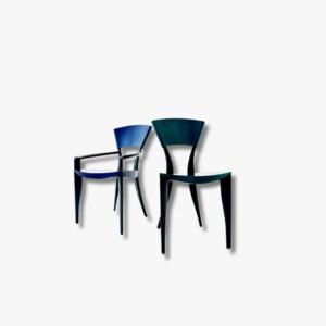 2 Italienische Stühle Karina von Gaby Fois Dorell für Sawaya & Moroni