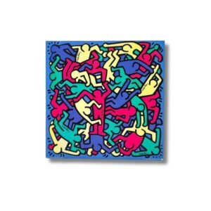 Keith Haring '86 K Vintage Kunstposter von Ikea