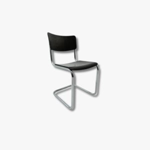 2 Freischwinger Stühle S43 von Mart Stam für Thonet (Farbe Wallnuss)