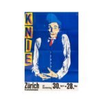 Knie Plakat 1987 Clown David Zirkus Original 90x128cm