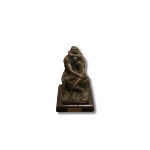 Bronze Skulptur - Reproduktion des Kusses von Rodin