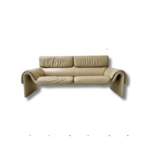 Elfenbeinfarbenes De Sede Sofa Modell DS-2011/02