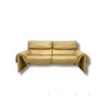 Vanilagelb DS 2000 Sofa mit Relaxfunktion von De Sede