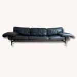 LEDERSOFA DIESIS von Antonio Citterio bei B&B schwarz