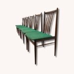 Set von 6 skandinavischen Esszimmerstühlen