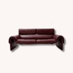 De Sede Sofa Modell DS-2011 in der Farbe Bordeaux