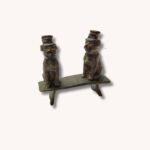 Zwei Hunde Wienerbronze