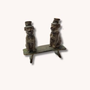 Zwei Hunde Wienerbronze