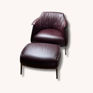 Poltrona Frau Archibald Gran Comfort Sessel inkl. Pouf