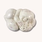 Speckstein Figur Skulptur Dicke Frau Göttin signiert MOYA