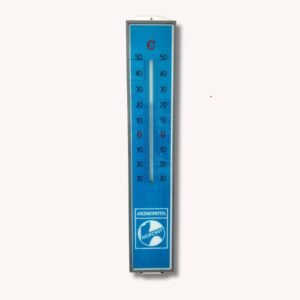 Vintage Hoechst Thermometer Werbethermometer 110cm Glas