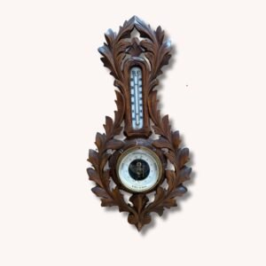 Antikes Wandbarometer mit Thermometer – W. Walz, St. Gallen (um 1900)