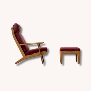 Hohe Sessel aus der GE290 Serie von Hans J. Wegner für Getama