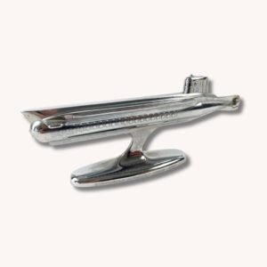 Mesoscaphe Piccard Vintage U-Boot Modell Metall verchromt