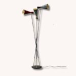 Mid-Century Stehlampe von Lumenform, 1960er Jahre