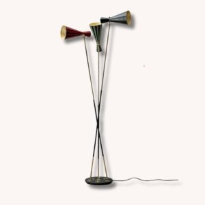 Mid-Century Stehlampe von Lumenform, 1960er Jahre