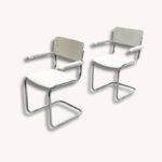 Freischwinger von Thonet S43 F in Weiss