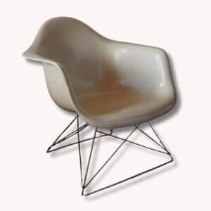 2er Set Original Charles & Ray Eames Fiberglass Armchairs | FO Marking | Vintage Vitra
