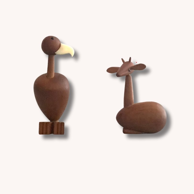 2er Set Senshukai Royal Pets, 60er Jahren, made in Japan Giraffe-vintage-secondhand-gebraucht-schweiz (Instagram Post) 2er Set Senshukai "Royal Pets", 60er Jahren, made in Japa